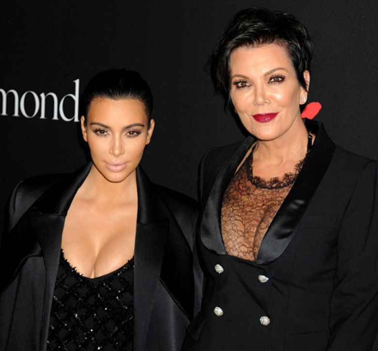Ким Кардашьян со своей мамой Крис Дженнер