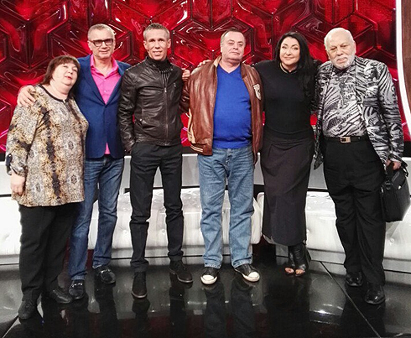 Алексей Панин и гости в студии после «Прямого эфира»