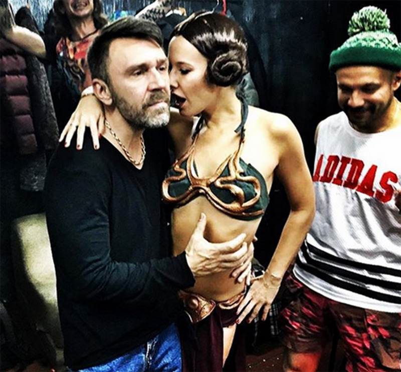 Ксения Собчак и Сергей Шнуров на корпоративе одного из банков