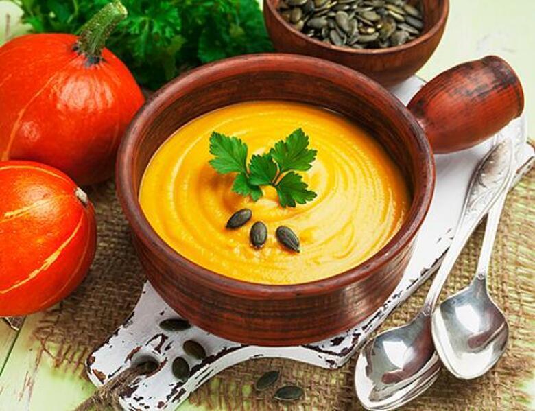 Самое популярное блюдо из тыквы - суп. Фото: Lori.ru.