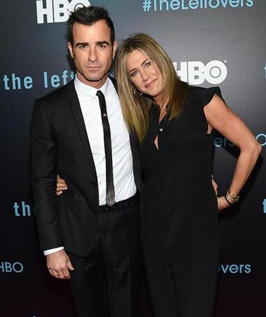 Дженнифер Энистон и Джастин Теру. Фото: Rex Features/Fotodom.ru.