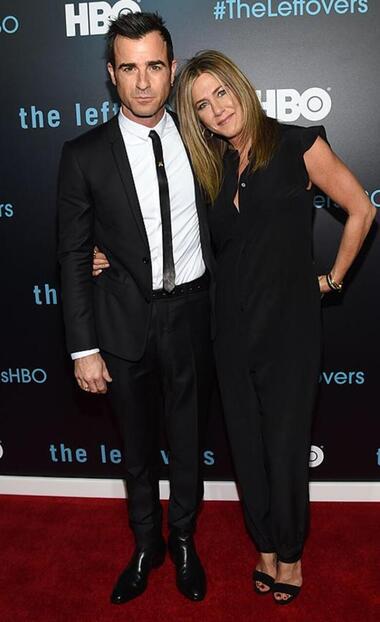 Дженнифер Энистон и Джастин Теру. Фото: Rex Features/Fotodom.ru.