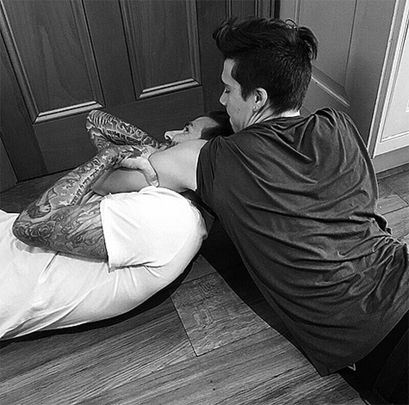 16-летний Бруклин дал отцу сдачи. Фото: Instagram.com/brooklynbeckham.