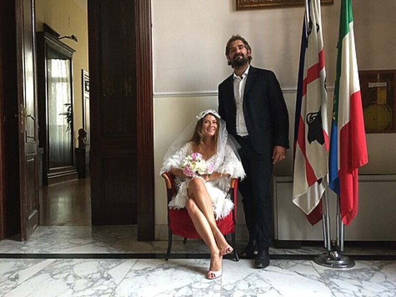 Жанна Бадоева и Василий Мельничин сыграли свадьбу через год после официальной регистрации.