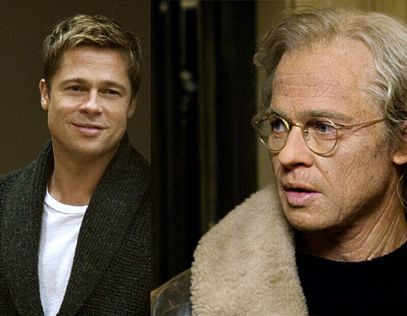 Брэд Питт. Кадры из фильма «Загадочная история Бенджамина Баттона».