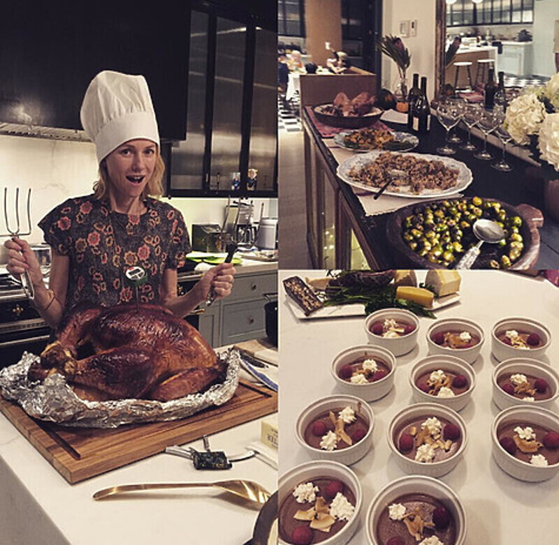Наоми честно призналась, что индейку готовила не сама. Фото: instagram.com