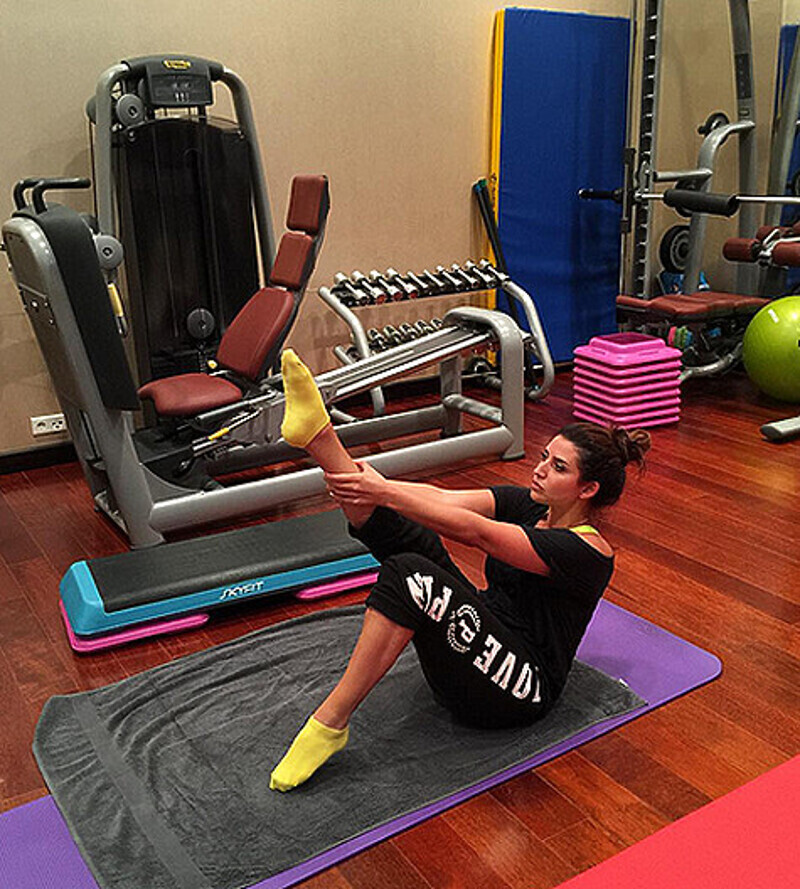 Еще месяц назад Жасмин регулярно выкладывала снимки, сделанные во время занятий спортом. Фото: Instagram.com/jasminshor.