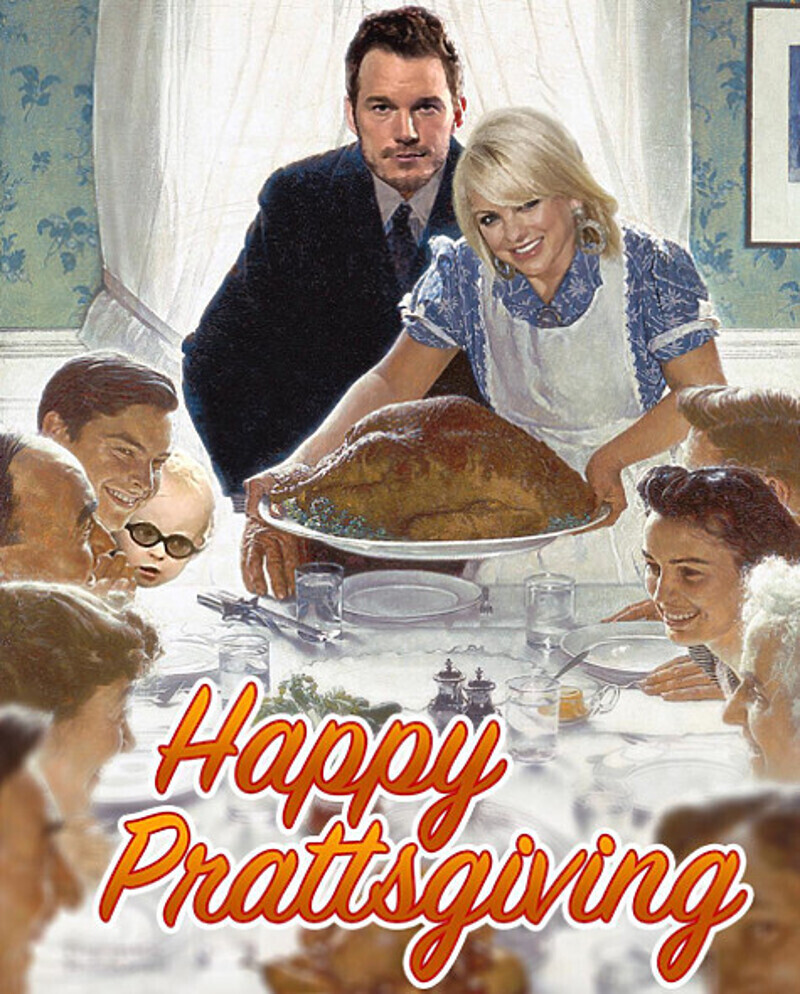 Креативный коллаж Криса Пратта. Фото: instagram.com