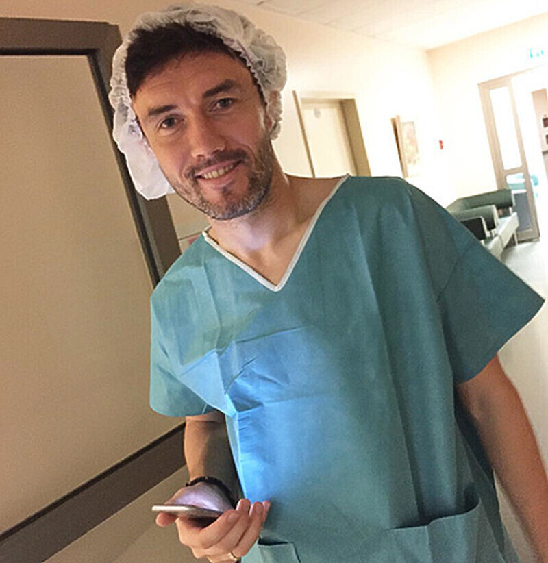 Футболист переживал за свою супругу во время родов больше, чем она сама. Фото: Instagram.com/innazhirkova.