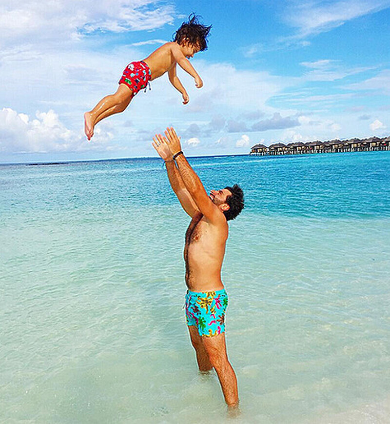 Анфиса Чехова с семьей отдыхает на Мальдивах. Фото: Instagram.com/achekhova.