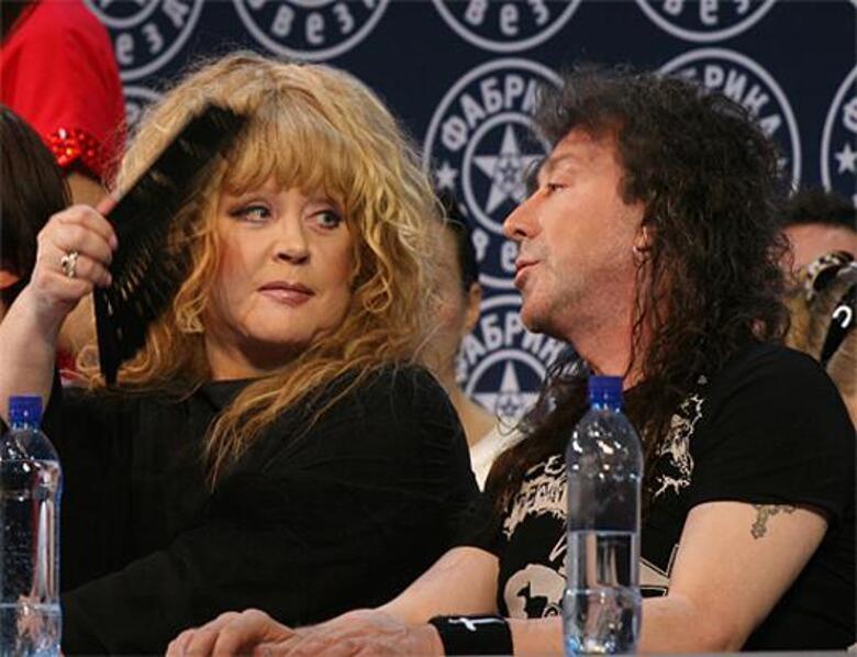 Алла Пугачева и Владимир Кузьмин.
