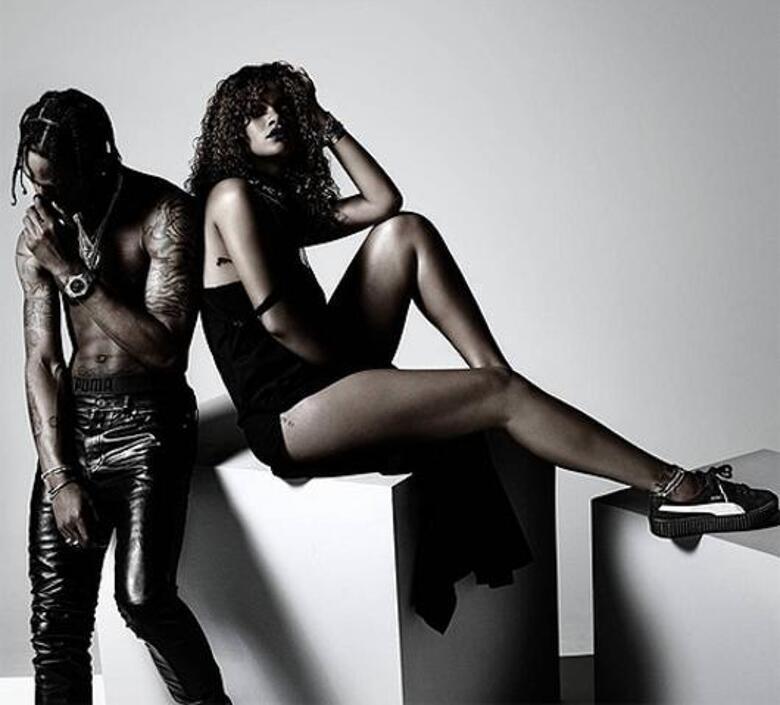 Рианна и Трэвис Скотт. Фото: Instagram.com/puma.