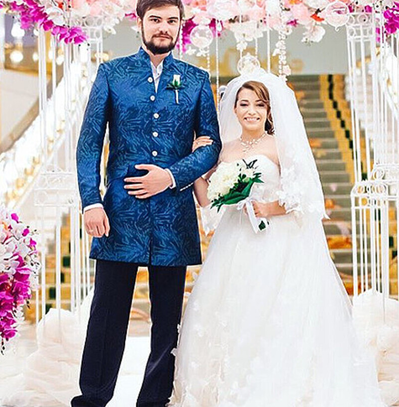 Дочь Розы Сябитовой Ксения со своим будущим мужем Андреем. Фото: Facebook.com/syabitova.