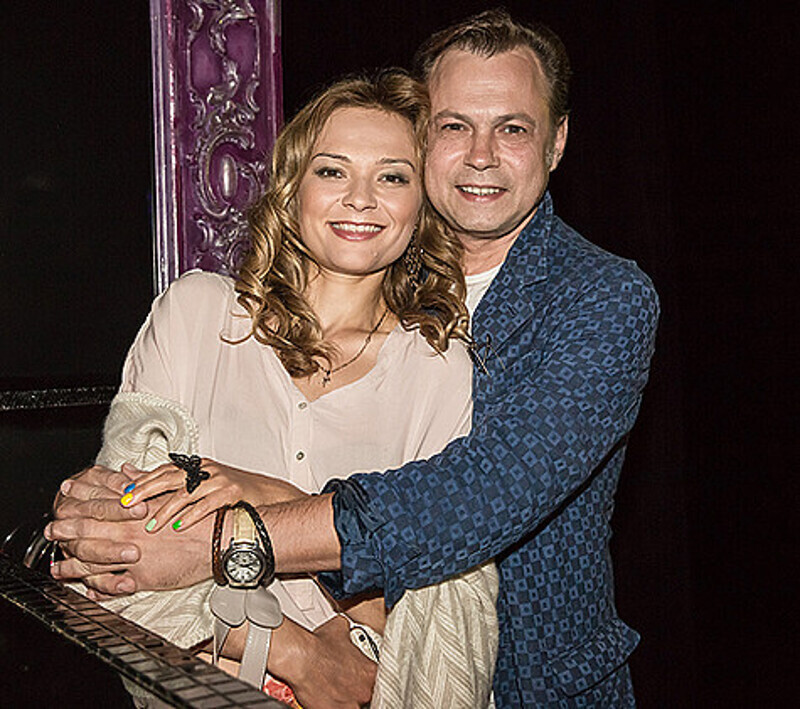 Владимир Левкин с женой. Фото: Ольга Туровцева.