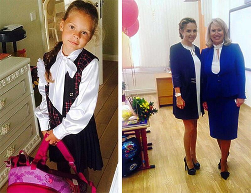 Макsim отправила в первый класс дочь Сашу. Фото: Instagram.com/maksim.music.ru.