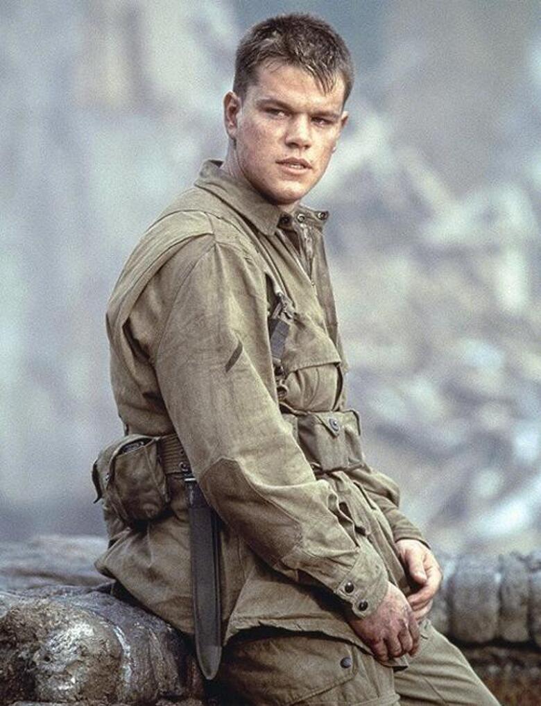 Мэтт Дэймон. Кадр из фильма «Спасти рядового Райана».