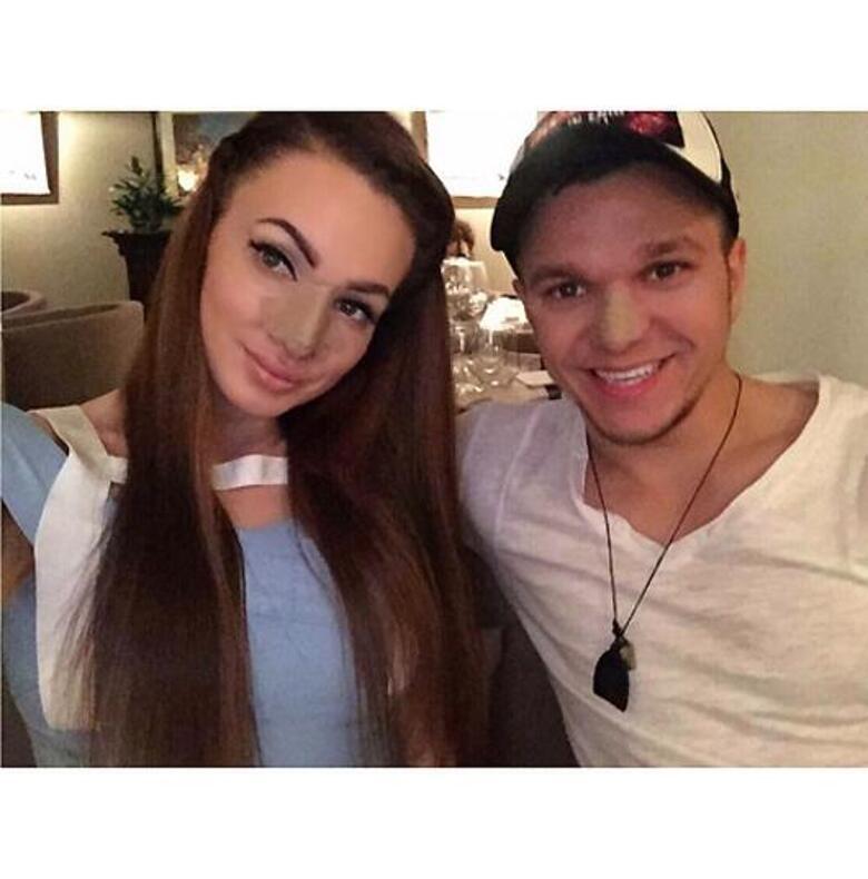 Евгения Феофилактова и Антон Гусев. Фото: Instagram.com/zhenechkaguseva.