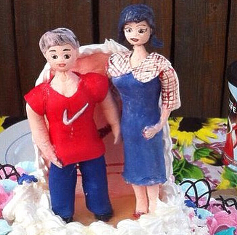 Lenaborshcheva: «Валера за 10 лет поседел))), а у меня наконец то грудь выросла». Фото: Instagram.com/ lenaborshcheva.