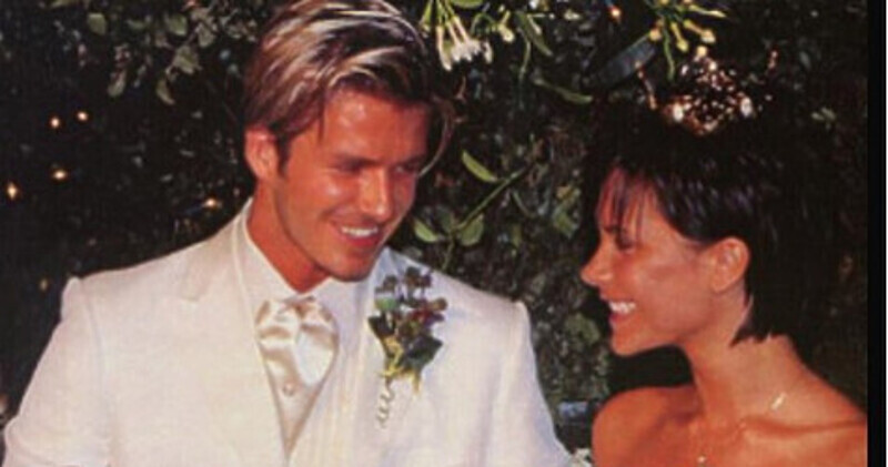 Бруклин Бекхэм поздравил родителей, поделившись снимком с их свадьбы. Фото: социальные сети