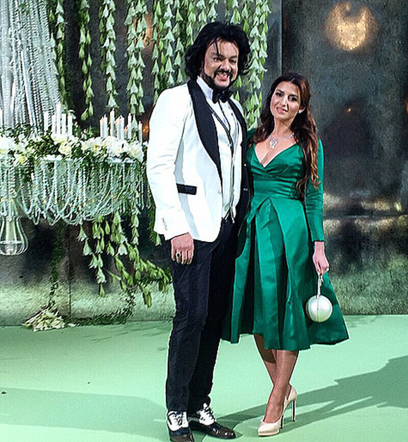 Филипп Киркоров и Ани Лорак на свадьбе Галины Юдашкиной и Петра Максакова. Фото: Instagram.com.