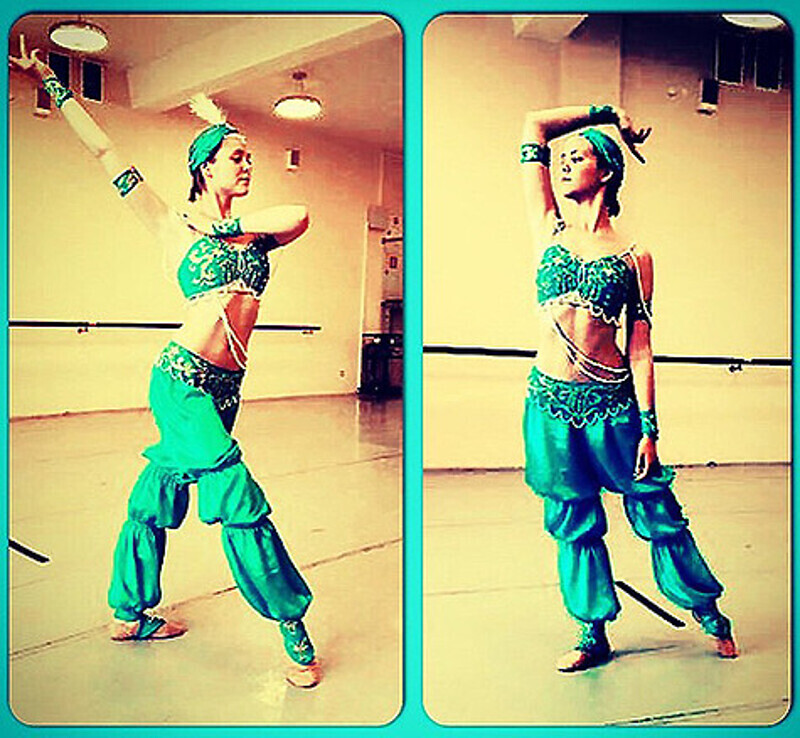 Дочь Ольги Кабо Татьяна Василишина в образе Шехерезады. Фото: Instagram.com/kabo_olga.