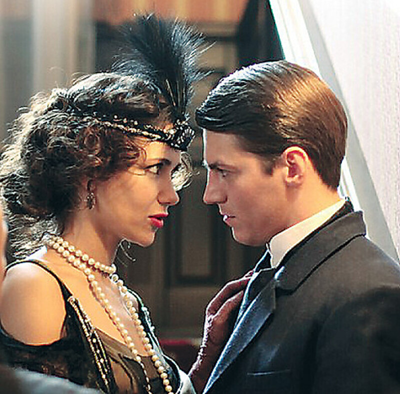 Кадр из сериала «Волчье солнце» 2014 года. В картине играли Екатерина Климова и Гела Месхи.