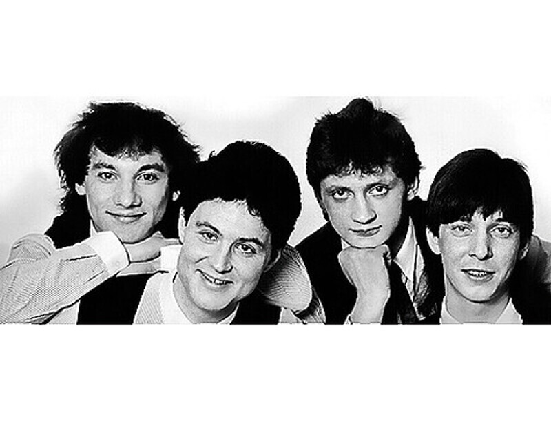 Бит-квартет «Секрет»: еще юные Николай Фоменко, Максим Леонидов, Алексей Мурашов, Андрей Заблудовский. Фото: личный архив Максима Леонидова.