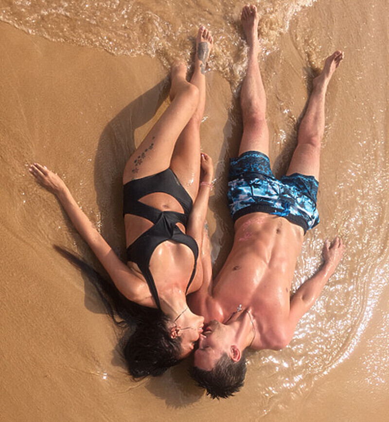 Анна Грачевская и Артем Кузякин отдохнули в Шри-Ланке. Фото: личный архив Анны Грачевской.