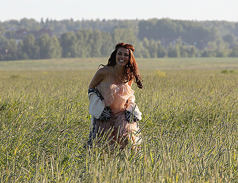 Сати Казанова на съемках своего нового клипа. Фото: материалы пресс-служб.