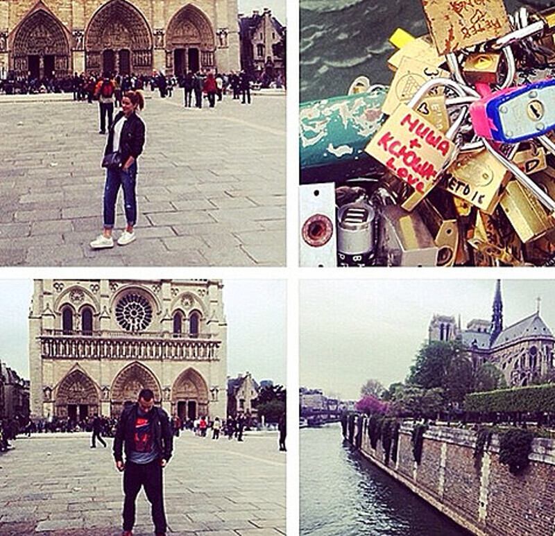 Эти снимки Терехин удалил. Он вновь опубликовал их, когда поздравлял Бородину с девичником. Фото: Instagram.com/terekhinmisha.