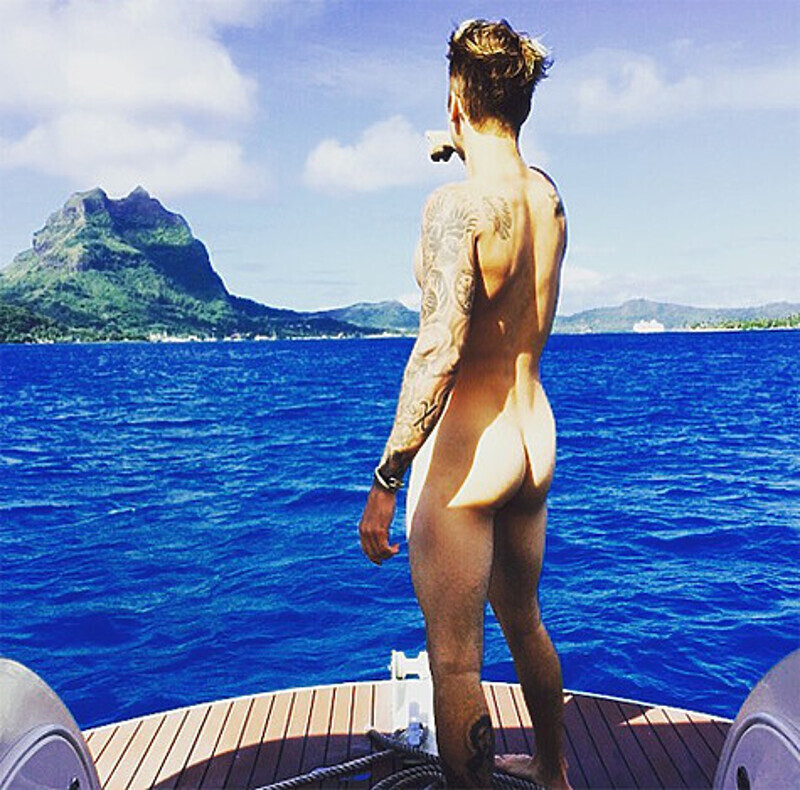Джастин Бибер снялся голышом. Фото: Instagram.com/justinbieber.