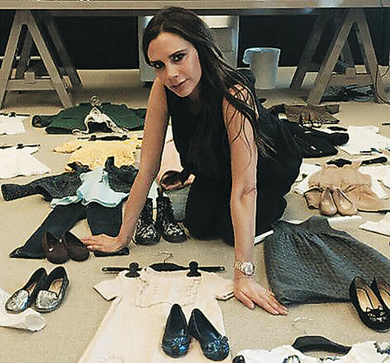 Гардеробная Виктории Бекхэм. Фото: Instagram.com.