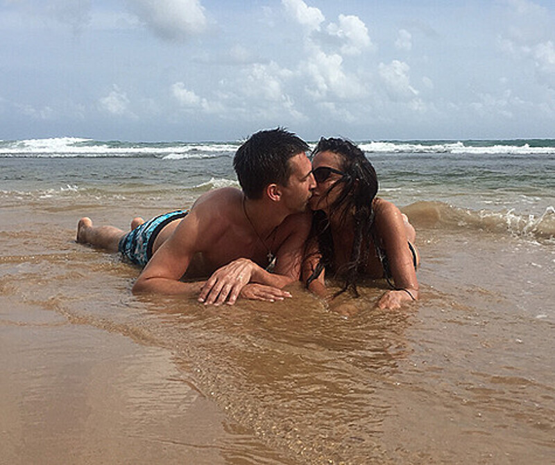 Анна Грачевская и Артем Кузякин: «Сейчас у нас все только начинается!» Фото: личный архив Анны Грачевской.