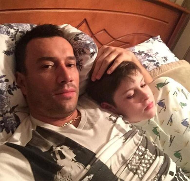 Михаил Терехин с сыном Данилой. Фото: Instagram.com/terekhinmisha.