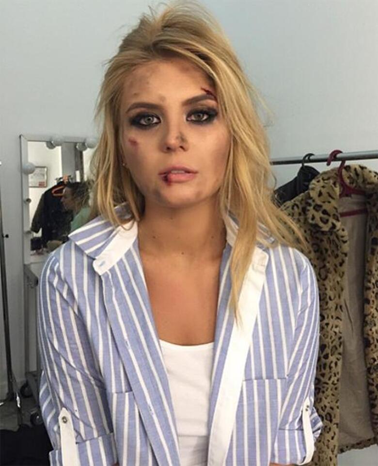 Анна Шульгина на съемках своего первого клипа. Фото: Instagram.com/anna_shulgina.