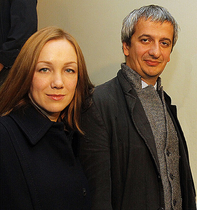 Дарья Мороз с мужем Константином Богомоловым.