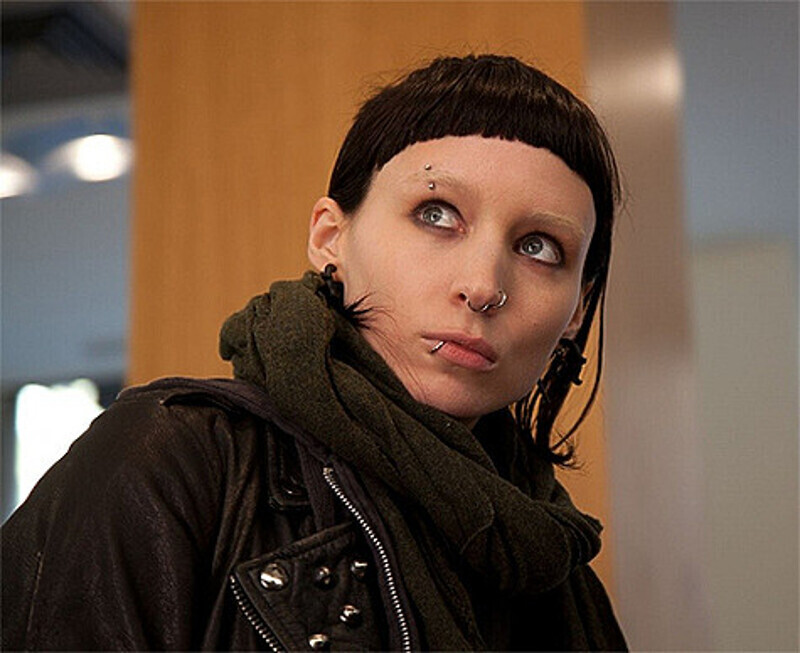 Руни Мара. Кадр из фильма «Девушка с татуировкой дракона».