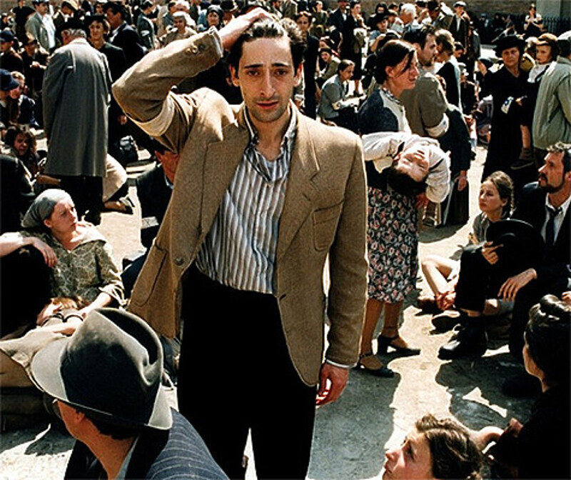 Эдриан Броуди. Кадр из фильма «Пианист».