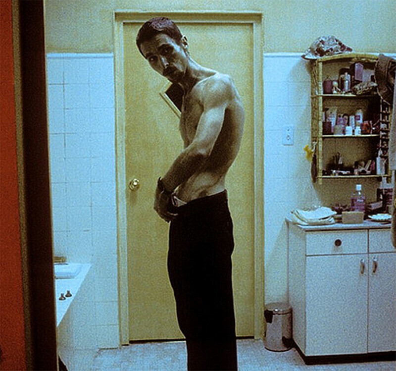 Кристиан Бэйл. Кадр из фильма «Машинист».