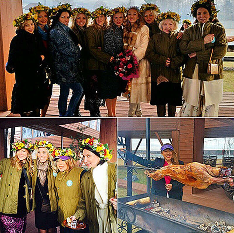 Свой день рождения Татьяна Навка отмечала на Пироговском водохранилище. Фото: Instagram.com.