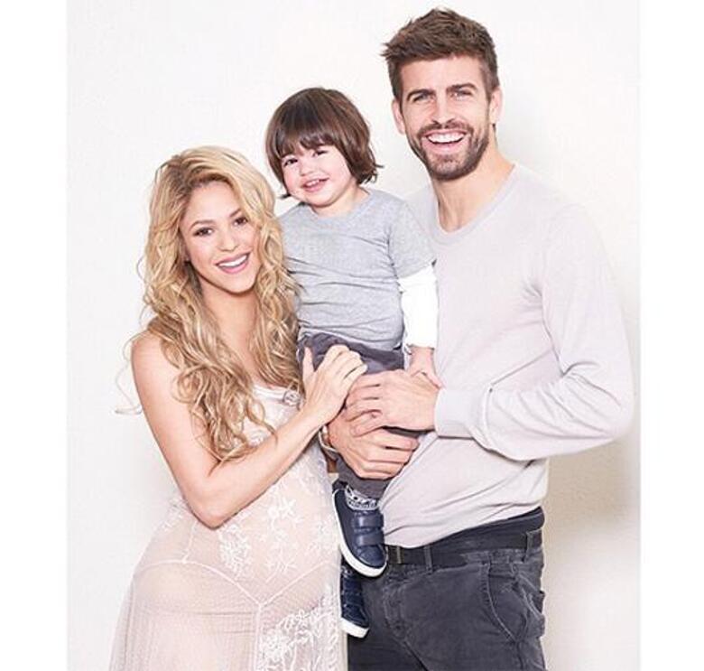 Шакира и Жерар Пике со старшим сыном. Фото: Instagram.com/shakira.