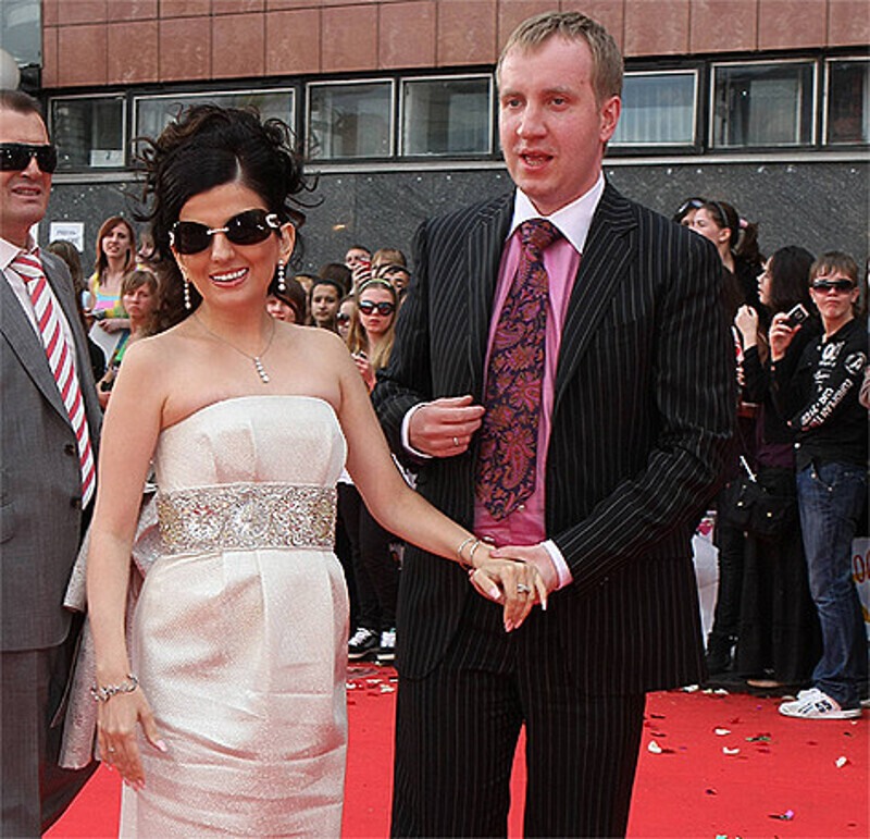 Диана Гурцкая с мужем Петром Кучеренко.