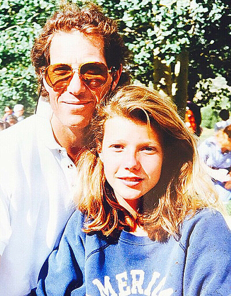 Гвинет Пэлтроу с отцом. Фото: Instagram.com/gwynethpaltrow.