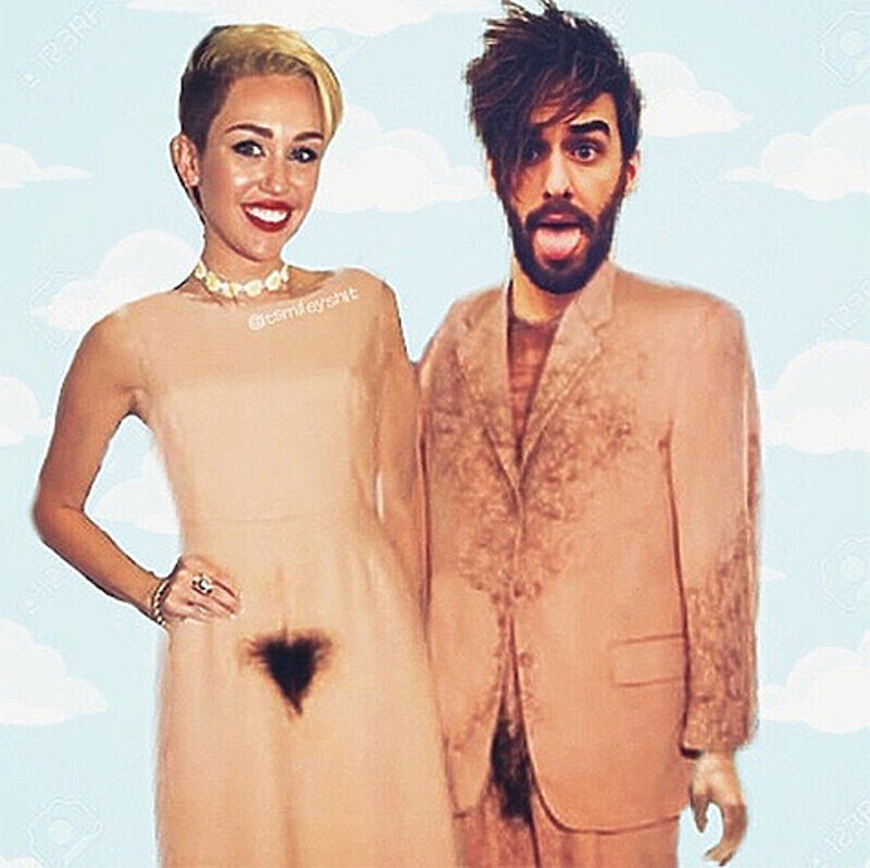 На слухи об измене любимого Майли Сайрус отреагировала странно: она разместила провокационное изображение со своим другом Чейном Томасом, подписав снимок путанным текстом. Фото: Instagram.com/mileycyrus.