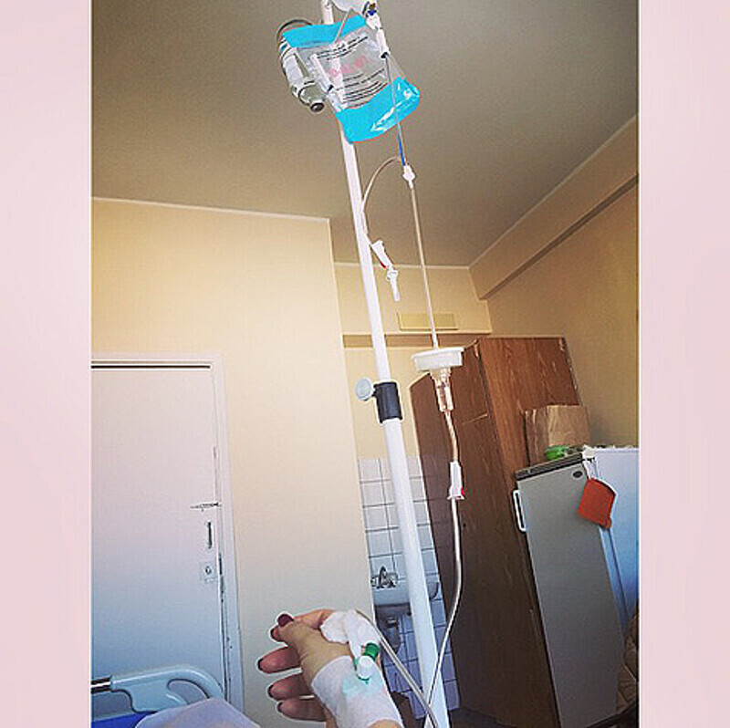 Юлия Костюшкина написала на своей страничке в социальной сети, что попала в больницу. Фото: Facebook.com/yulia.kostyushkina.