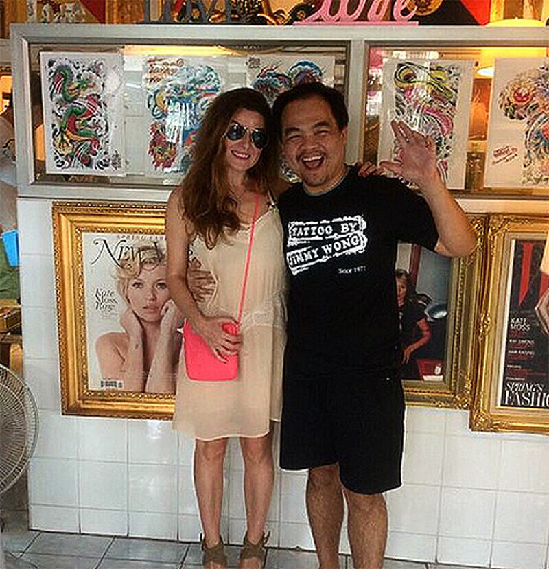 ...и сделала первую в жизни татуировку. Фото: Instagram.com/janna_badoeva.