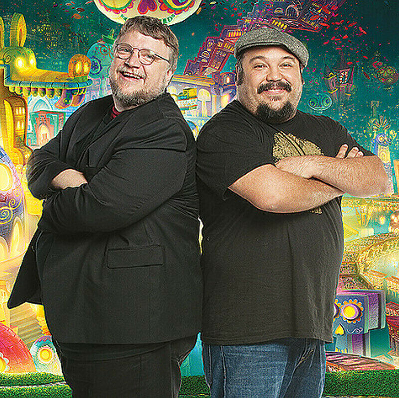 Хорхе Гутьеррес, как любой мексиканский режиссер, мечтал поработать с Гильермо дель Торо. И этот шанс ему выпал на съемках мультфильма «Книга жизни», который в итоге удостоился номинации на «Золотой глобус». Фото: материалы пресс-служб.