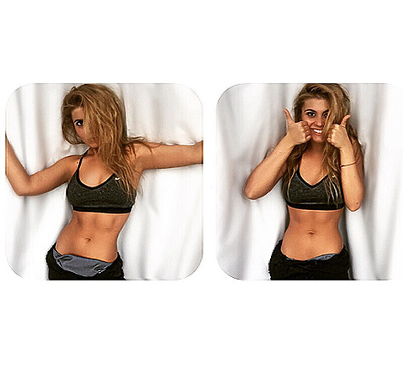 Аня Шульгина благодаря тренировкам и правильному питанию изменилась до неузнаваемости. Фото: Instagram.com/anna_shulgina.