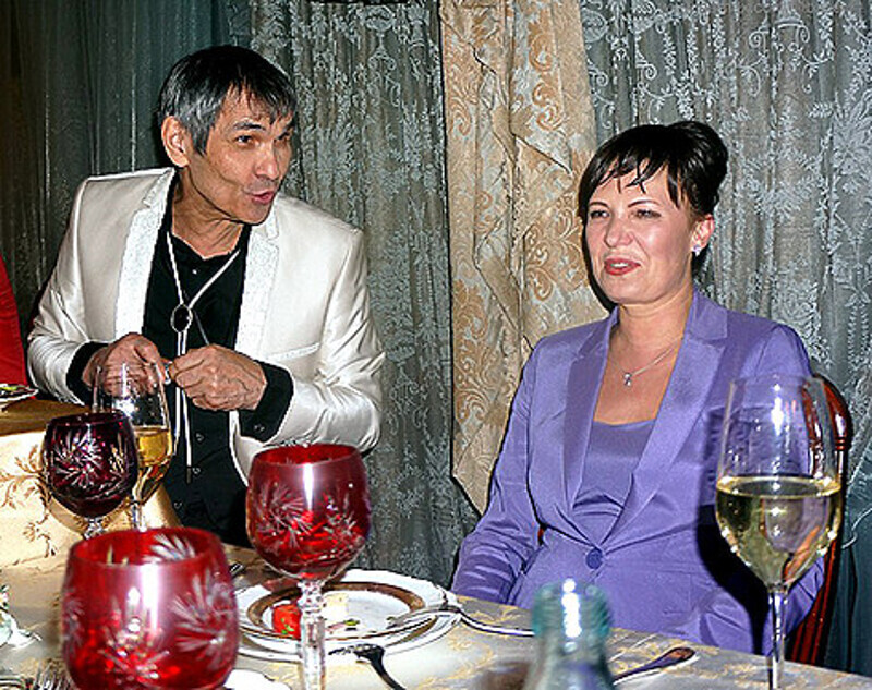 Бари Алибасов со своей дочерью Верой. Фото: Людмила Николаева (личный архив).