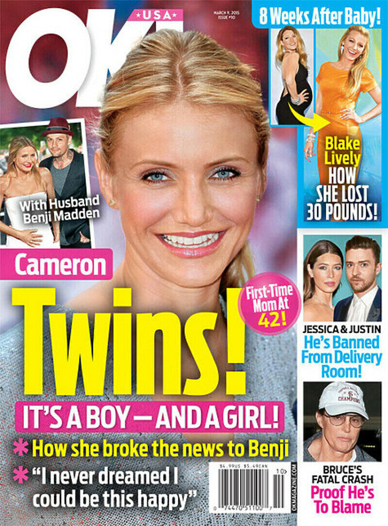 Американские журналисты уверяют, что у Диаз будет двойня.